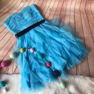 Teeze Me Strapless Prom dress